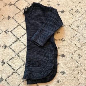 Round Cut Navy Sweater